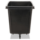 Rubbermaid Cube Truck, 500 Lb Capacity, Black - RCPFG461600BLA