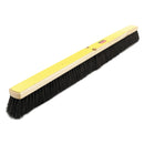 Rubbermaid Tampico-Bristle Medium Floor Sweep, 36" Brush, 3" Bristles, Black - RCP9B13BLAEA