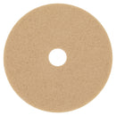 3M Ultra High-Speed Floor Burnishing Pads 3400, 20" Diameter, Tan, 5/Carton - MMM05606