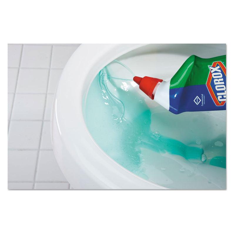 Clorox Toilet Bowl Cleaner With Bleach, Fresh Scent, 24Oz Bottle, 12/Carton - CLO00031CT