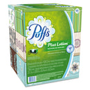 Puffs Plus Lotion Facial Tissue, 2-Ply, White, 124 Sheets/Box, 6 Boxes/Pack, 4 Packs/Carton - PGC39383