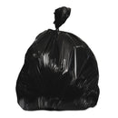 Heritage High-Density Waste Can Liners, 45 Gal, 22 Microns, 48" X 40", Black, 150/Carton - HERZ8048WKR01