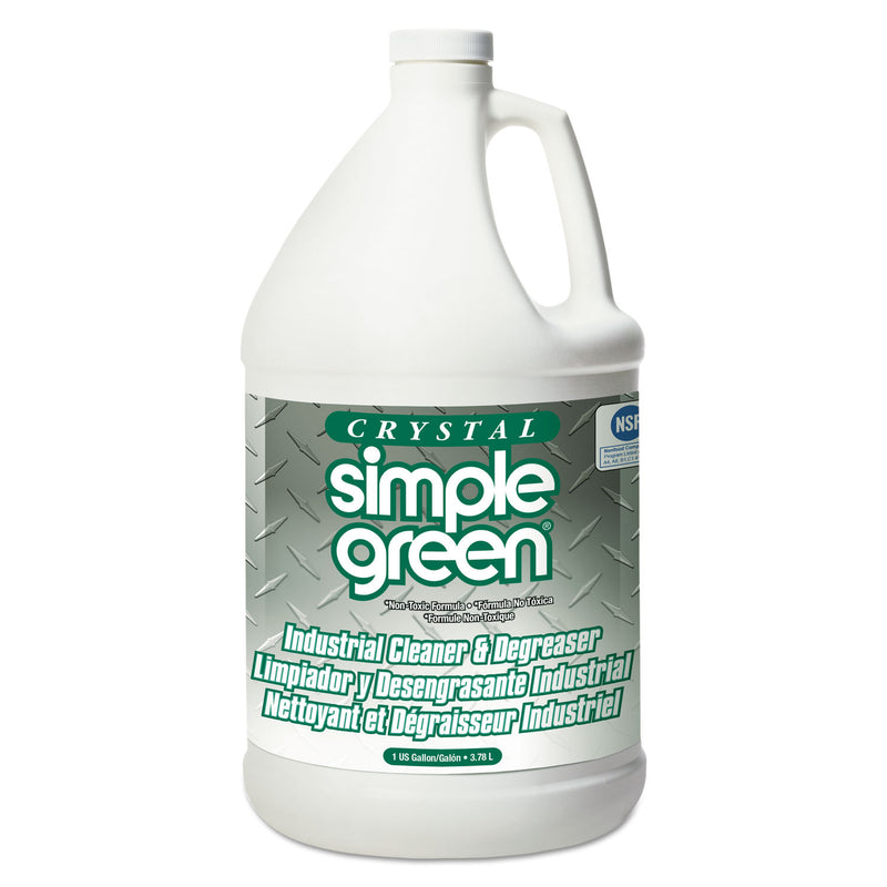 Simple Green Crystal Industrial Cleaner/Degreaser, 1Gal, 6/Carton - SMP19128