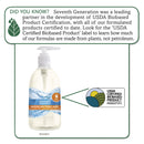 Seventh Generation Natural Hand Wash, Purely Clean, Fresh Lemon & Tea Tree, 12 Oz Pump Bottle, 8/Ct - SEV22924