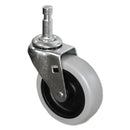 Rubbermaid Mop Bucket/Wringer Replacement Caster, 3", Gray/Silver - SGSFG6111L3GRAY