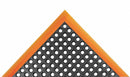 Notrax 549S4064OB - Drainage Mat Black wOrngBrdr 3ft4 x5ft4