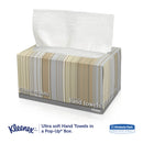 Kleenex Ultra Soft Hand Towels, Pop-Up Box, White, 70/Box, 18 Boxes/Carton - KCC11268CT