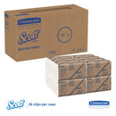 Scott Essential Low Wet Strength Multi-Fold Towels, 9 2/5X9 1/5,White,250 Sheets,16/Ct - KCC01860