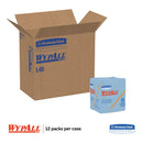 Wypall L40 Wiper, 1/4 Fold, Blue, 12 1/2 X 12, 56/Box, 12 Boxes/Carton - KCC05776