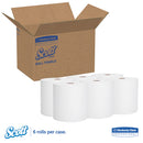 Scott Essential High Capacity Hard Roll Towel, 1.75" Core, 8 X 950Ft, White,6 Rolls/Ct - KCC02000