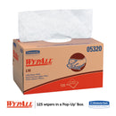 Wypall L10 Towels, Pop-Up Box, 1Ply, 9 X 10 1/2, White, 125/Box, 18 Boxes/Carton - KCC05320