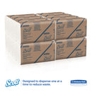 Scott Essential Low Wet Strength Multi-Fold Towels, 9 2/5X9 1/5,White,250 Sheets,16/Ct - KCC01860