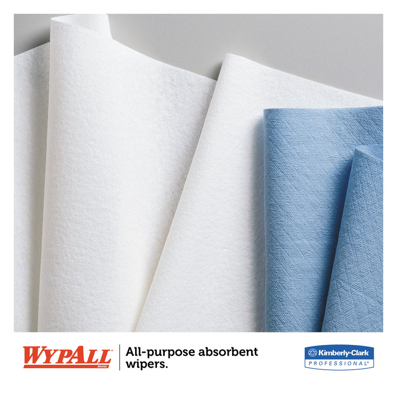 Wypall L40 Towels, Small Roll, 10 2/5 X 11, White, 70/Roll, 24 Rolls/Carton - KCC05027