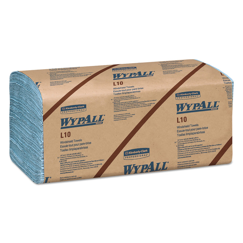 Wypall L10 Windshield Wipers, Banded, 2-Ply, 9.3 X 10.25, 240/Carton - KCC05120