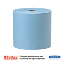Wypall X60 Cloths, Jumbo Roll, 12 1/2 X 13 2/5, Blue, 1100/Roll - KCC34965