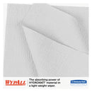 Wypall X60 Cloths, Small Roll, 9 4/5 X 13 2/5, White, 130/Roll, 12 Rolls/Carton - KCC35401