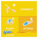 Swiffer Refill Dusters, Dustlock Fiber, Light Blue, Lavender Vanilla Scent,10/Bx,4Bx/Ctn - PGC21461CT