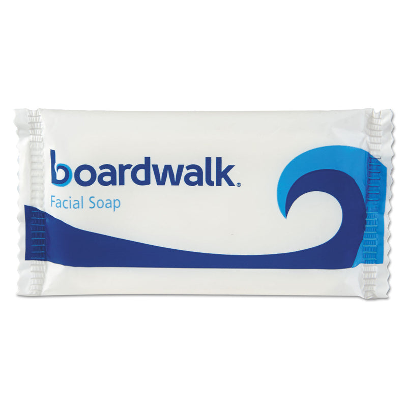 Boardwalk Face And Body Soap, Flow Wrapped, Floral Fragrance, # 1/2 Bar, 1000/Carton - BWKNO12SOAP