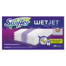 Swiffer Wetjet System Refill Cloths, 11.3" X 5.4", White, 24/Box, 4/Ctn - PGC08443CT