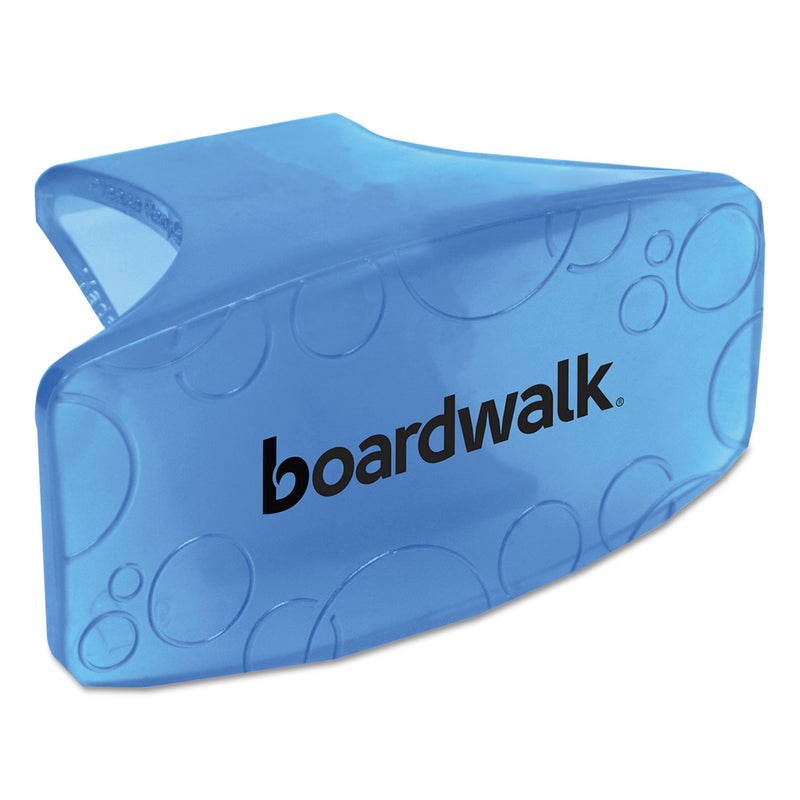 Boardwalk Bowl Clip, Cotton Blossom Scent, Blue, 12/Box, 6 Boxes/Carton - BWKCLIPCBLCT