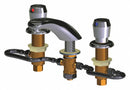 Chicago Faucets Chrome, Low Arc, Bathroom Sink Faucet, Manual Faucet Activation, 2.20 gpm - 404-HZ665ABCP