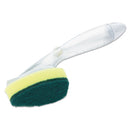 Scotch-Brite Heavy-Duty Soap-Dispensing Dishwand, 2 1/2" X 9 1/2", Yellow/Green, 4/Carton - MMM6504