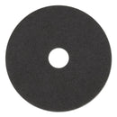 3M Low-Speed Stripper Floor Pad 7200, 17" Diameter, Black, 5/Carton - MMM08379