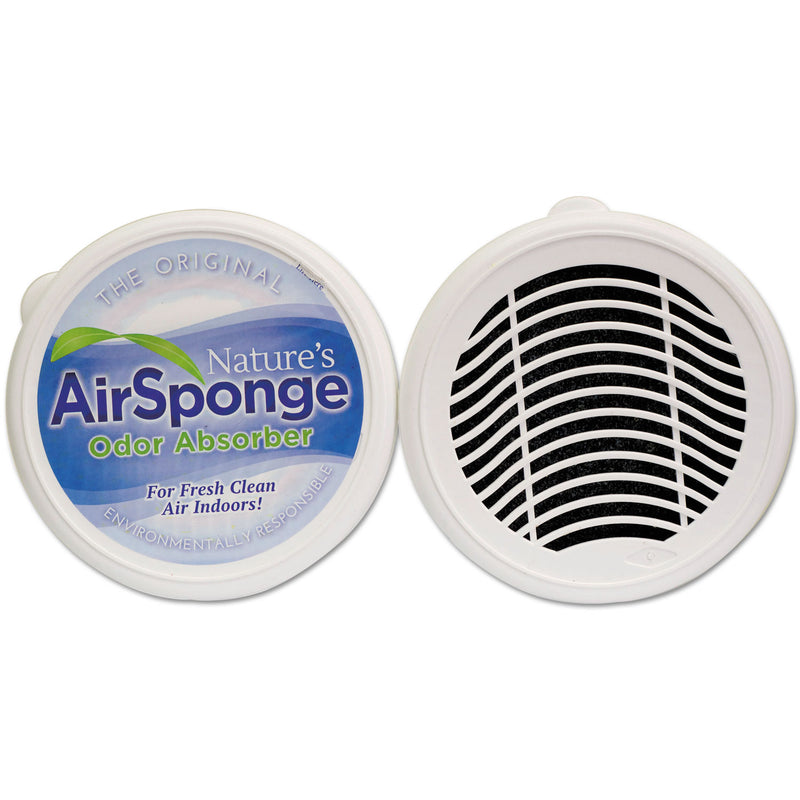 Nature's Air Sponge Odor Absorber, Neutral, 8 Oz, Designer Cup, 24/Carton - DEL1011DP