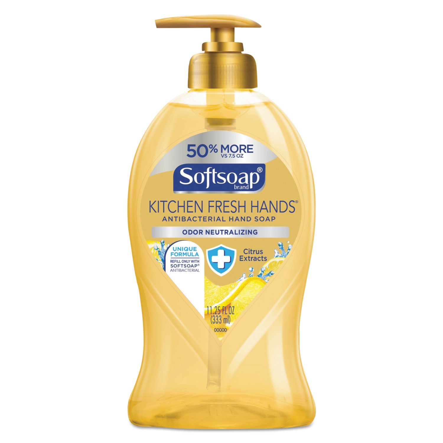 Softsoap Antibacterial Hand Soap, Citrus, 11 1/4 Oz Pump Bottle, 6/Carton - CPC45096