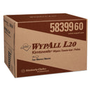 Wypall L20 Towels, Brag Box, 2-Ply, 12 1/2 X 16 4/5, Brown, 176/Box - KCC58399