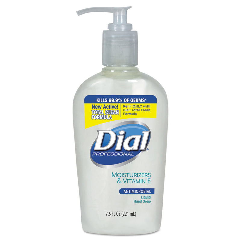 Liquid Antibacterial Liquid Hand Soap With Moisturizers, Pleasant, 7.5 Oz Pump, 12/carton - DIA84024