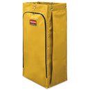 Rubbermaid Vinyl Cleaning Cart Bag, 34 Gal, 17.5" X 33", Yellow - RCP1966881