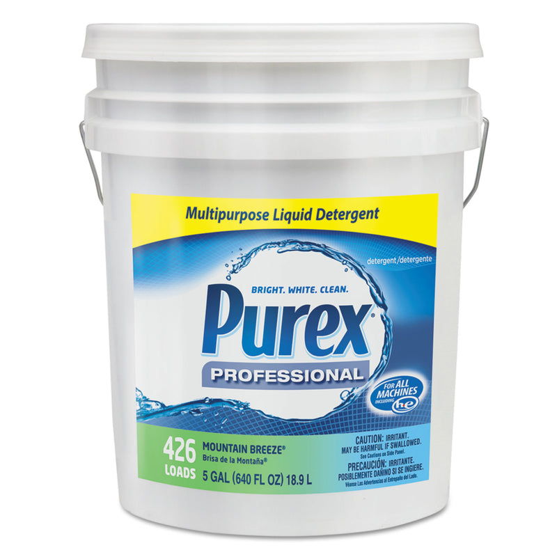 Purex Liquid Laundry Detergent, Mountain Breeze, 5 Gal. Pail - DIA06354