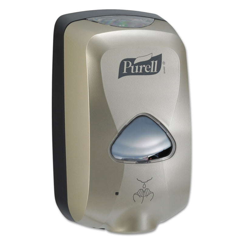 Purell Tfx Touch Free Dispenser, 1200 Ml, 6.5" X 4.5" X 10.5", Nickel - GOJ278012
