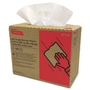 Cascades Tuff-Job Double Recrepe Wipers, 9 3/4 X 16 1/2, White, 100/Box, 8 Box/Carton - CSDW430