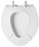 Bemis Round or Elongated, Standard Toilet Seat Type, Closed Front Type, Includes Cover Yes, White - 1000CPT