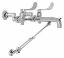 American Standard Straight Service Sink Faucet, Wristblade Faucet Handle Type, 2.20 gpm, Chrome - 8355101.002
