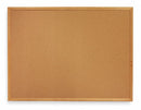 Quartet Push-Pin Bulletin Board, Cork, 48 inH x 72 inW, Brown - 307