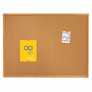 Quartet Push-Pin Bulletin Board, Cork, 48 inH x 72 inW, Brown - 307