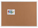 Quartet Push-Pin Bulletin Board, Cork, 48 inH x 96 inW, Brown - 2308