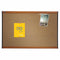 Quartet Push-Pin Bulletin Board, Cork, 36 inH x 48 inW, Light Cherry - B244LC
