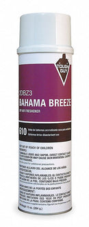 Tough Guy Surface and Air Deodorants, Aerosol Can, 10 oz, Liquid, Bahama Breeze(R) - 2DBZ3