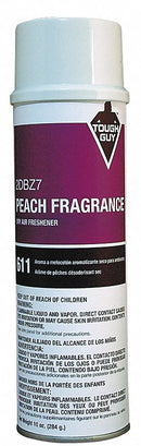 Tough Guy Surface and Air Deodorants, Aerosol Can, 10 oz, Liquid, Peach - 2DBZ7