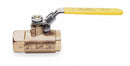 Apollo Ball Valve, Bronze, Inline, 2-Piece, Pipe Size 1/4 in, Connection Type FNPT x FNPT - 7010127