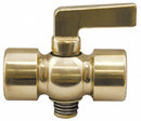 Apollo 3/8" Lever Air Cock, FNPT x FNPT, 80 psig Max. Pressure, Spring Bottom Type - 4145001
