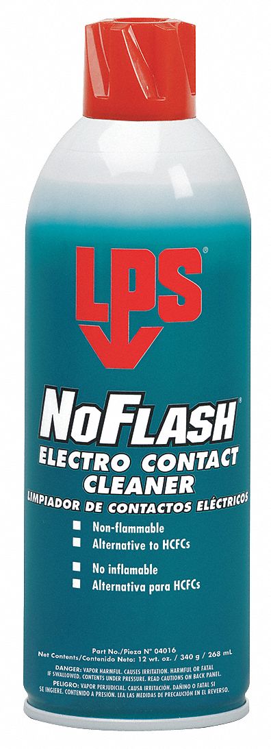 LPS Contact Cleaner, 12 oz Aerosol Can, Solvent Liquid, 1 EA - 4016