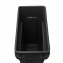 Rubbermaid 23 gal Rectangular Trash Can, Plastic, Black - FG354060BLA