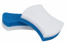 Scotch-Brite 5 1/8 in x 2 7/8 in Polymeric Foam, Urethane Scouring Pad, Blue, White, 60PK - 4004BP