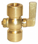 Apollo 1/4" Lever Air Cock, FNPT x FNPT, 250 psig Max. Pressure, Nut Bottom Type - 4110304