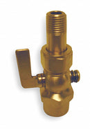 Apollo 1/4" Lever Air Cock, MNPT x FNPT, Spring Bottom Type - 4310101